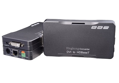 DVI（HDbaseT）帶模擬音頻傳輸器